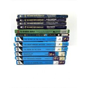Lot of 12 The Hardy Boys Glossy Flashlight Edition Hardcover and Paperback